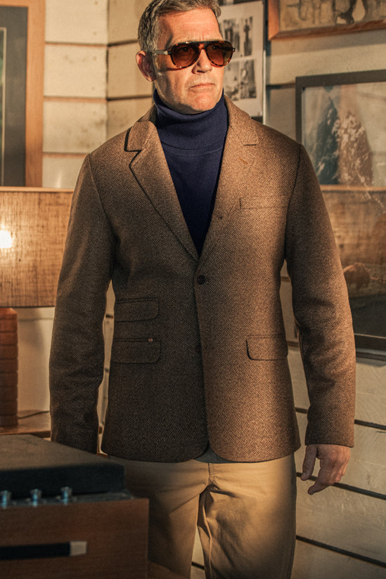 McQueen Clay Blazer Brown