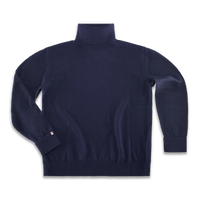 McQueen Taylor Roll Neck Knit Navy
