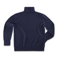 McQueen Taylor Roll Neck Knit Navy