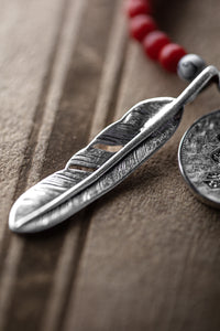 Big Sky Necklace Red/Silver