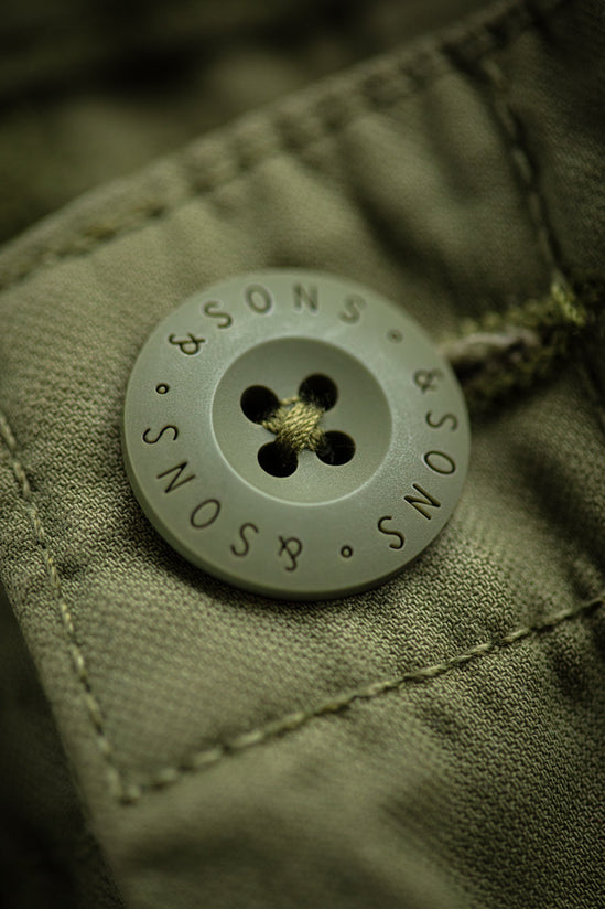 &SONS Fatigue Pant Army Green