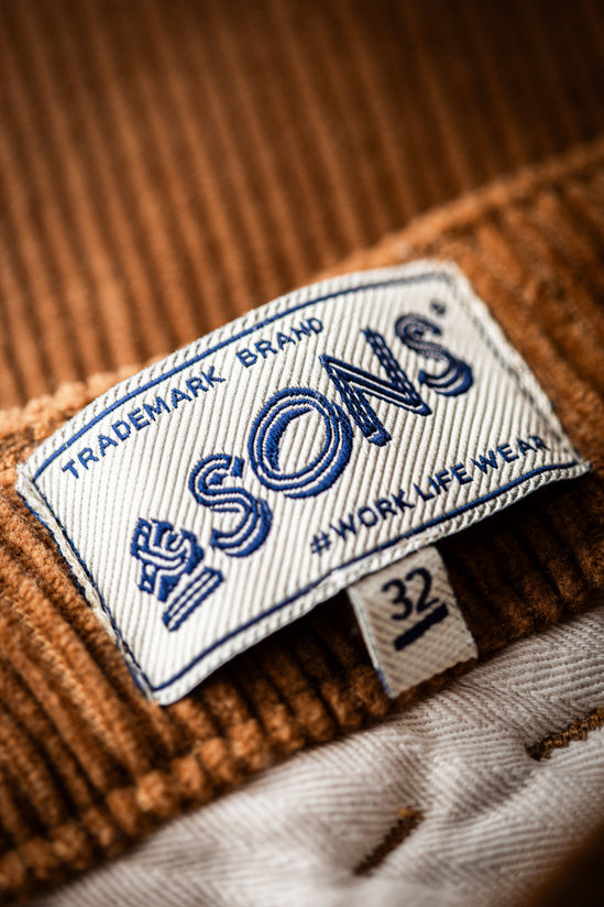 &SONS Ford Jumbo Cord Pant Tan