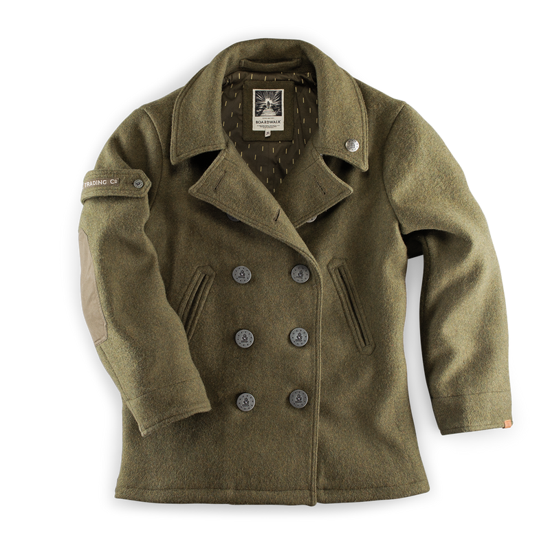 Military peacoat men online