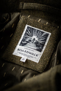 &SONS Boardwalk Peacoat Army Green