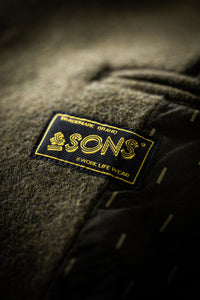 &SONS Boardwalk Peacoat Army Green