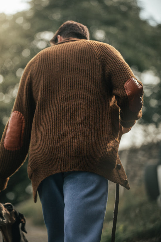 Pioneer British Wool Cardigan Brown