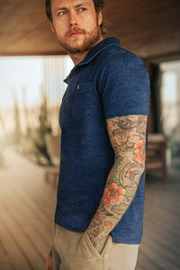 SALVAGE STOCK Kennedy Polo Indigo