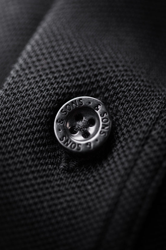 Kennedy Pique Polo Black