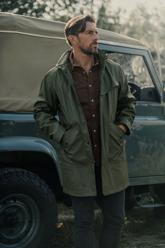 Ark Raincoat Green