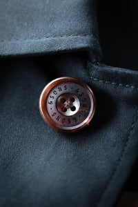 &SONS Woodward Raincoat Navy
