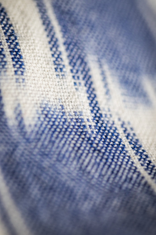 Damsons Block Scarf Light Blue