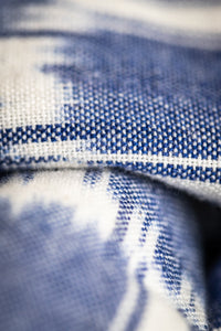 Damsons Block Scarf Light Blue