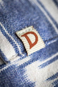 Damsons Block Scarf Light Blue