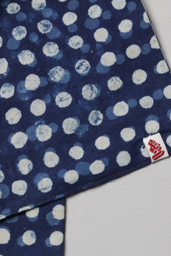 Blue Dot Japanese Style Scarf