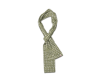 Green Dot Japanese Style Scarf