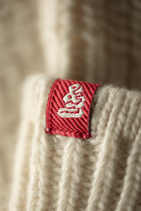 Isaac Shawl Collar Knit Natural