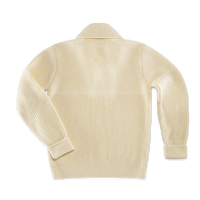 Isaac Shawl Collar Knit Natural