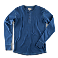 The New Elder Henley Shirt Indigo