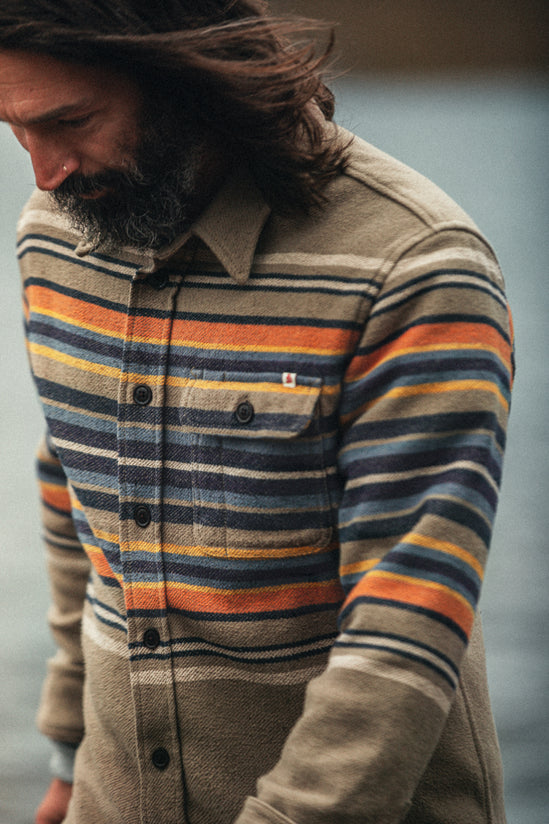 Bedrock Blanket Stripe Shirt Fawn/Orange Stripe