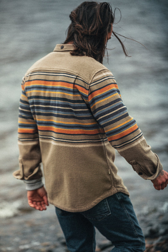 Bedrock Blanket Stripe Shirt Fawn/Orange Stripe