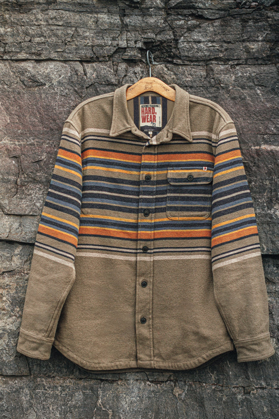 Bedrock Blanket Stripe Shirt Fawn/Orange Stripe