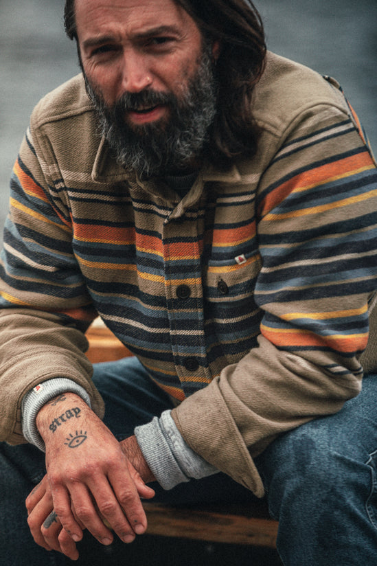 Bedrock Blanket Stripe Shirt Fawn/Orange Stripe