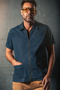 Cabana Shirt Dark Denim Blue