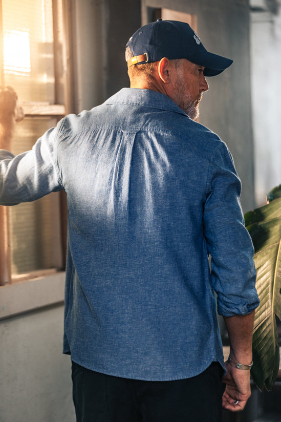 Coast Long Sleeve Shirt Blue Chambray