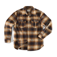 SALVAGE STOCK Douglas Check Shirt Brown