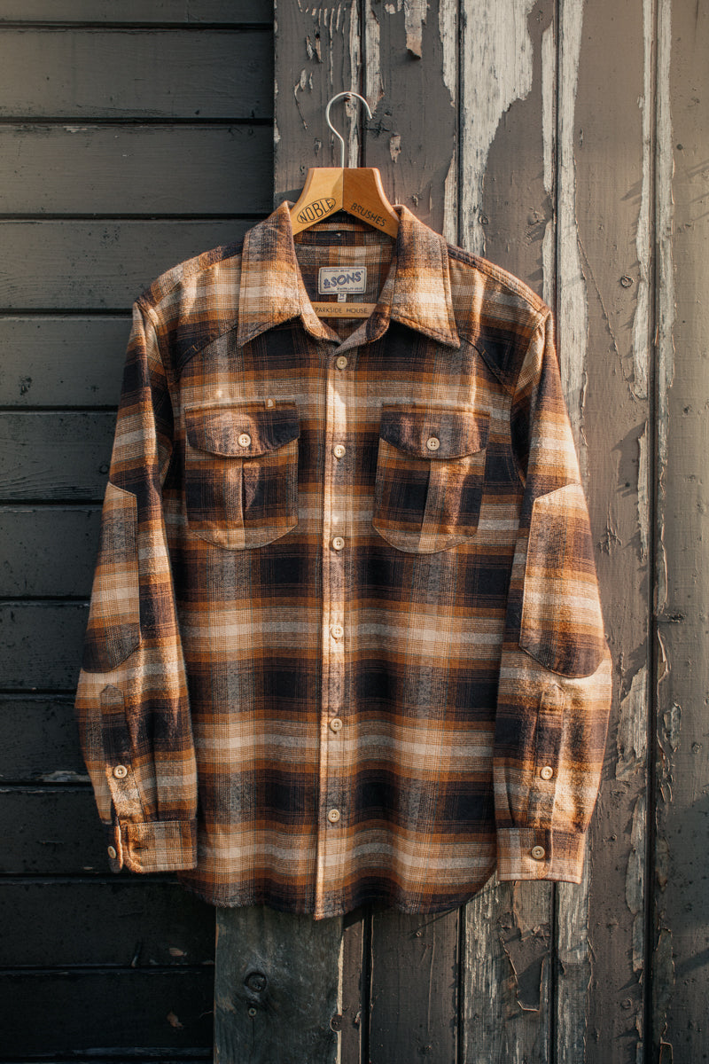 Douglas Check Shirt Brown | Men's Shirts | &SONS