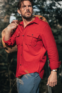 SALVAGE STOCK Gabriel Shirt Red