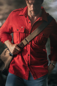 SALVAGE STOCK Gabriel Shirt Red