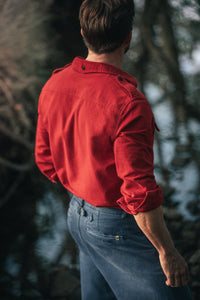 SALVAGE STOCK Gabriel Shirt Red