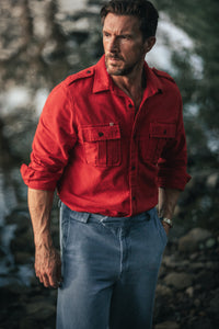 SALVAGE STOCK Gabriel Shirt Red