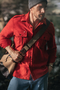 SALVAGE STOCK Gabriel Shirt Red