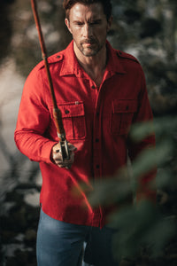 SALVAGE STOCK Gabriel Shirt Red