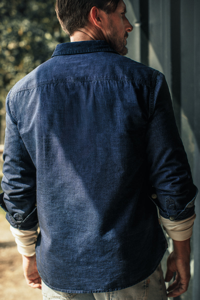 Handley Shirt Indigo | Men's Denim Shirt | &SONS