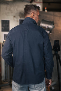 SALVAGE STOCK Irving Photography Shirt Navy