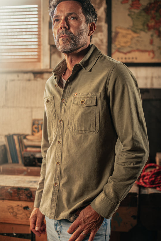 Jacob Pocket Shirt Khaki