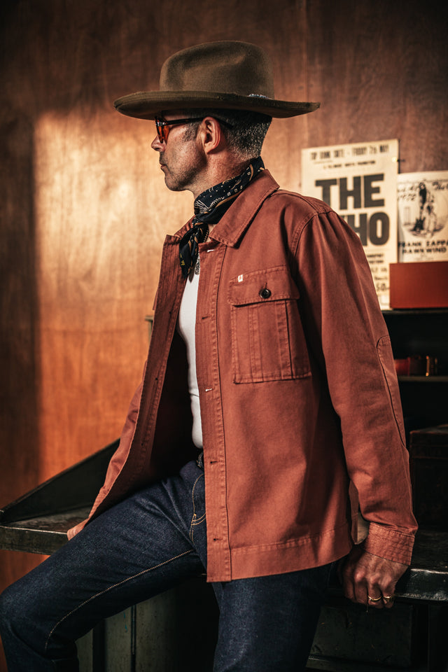 SALVAGE STOCK Milton Shirt Auburn