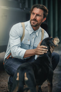 SALVAGE STOCK Mitchell Classic Blue Shirt