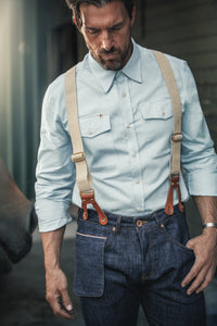SALVAGE STOCK Mitchell Classic Blue Shirt