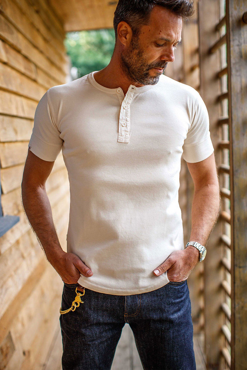 Elder Henley Short Sleeve 3 Pack – x2 Raw / 1x Black