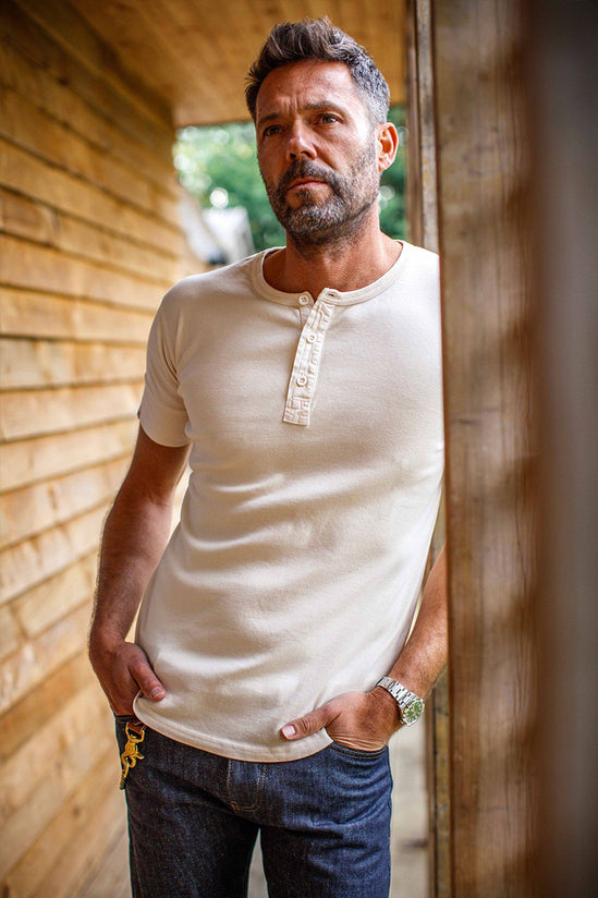 Elder Henley Short Sleeve 3 Pack – x2 Raw / 1x Black