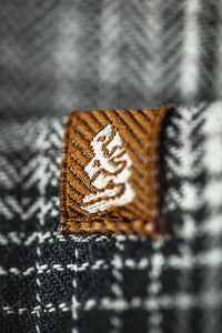 Ansel Check Shirt Monochrome
