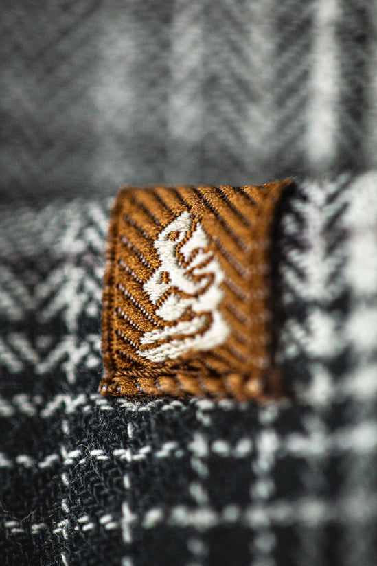 Ansel Check Shirt Monochrome