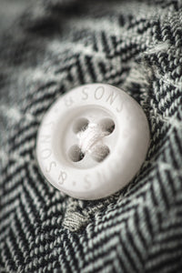 Ansel Check Shirt Monochrome
