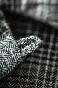 Ansel Check Shirt Monochrome