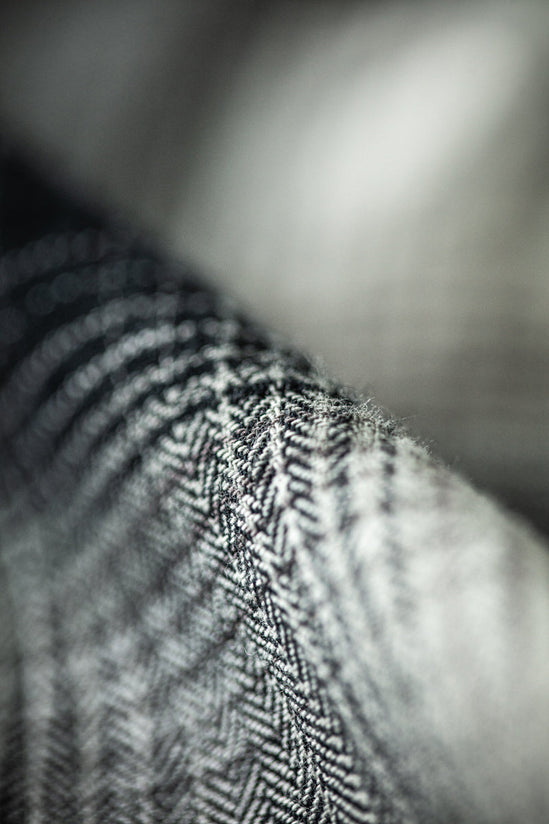 Ansel Check Shirt Monochrome