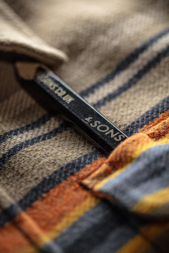 Bedrock Blanket Stripe Shirt Fawn/Orange Stripe